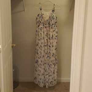 Long maternity dress